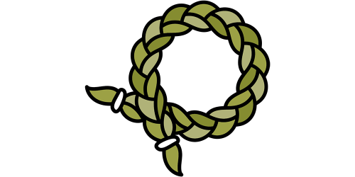 Illustration montrant du foin d’odeur tressé