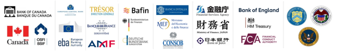 G7 Cyber Expert Group Logos pour les membres du groupe d’experts du G7 sur la cybersécurité
